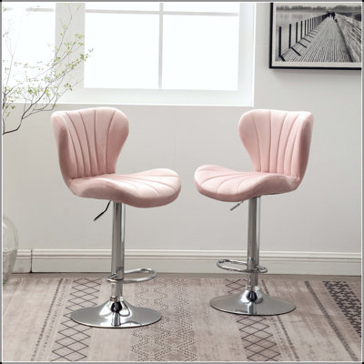 Ensemble de 2 tabourets pivotants réglables Ellston