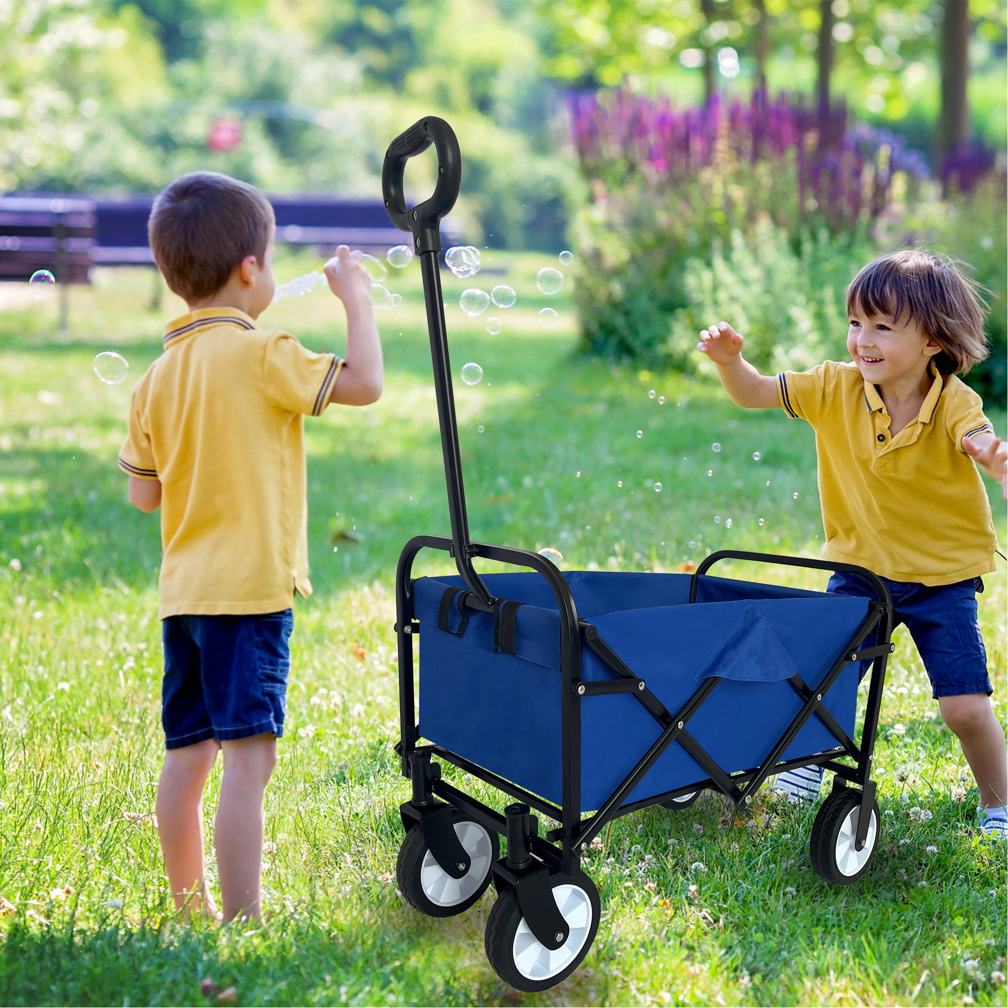 GOODSILO Versatile Wagon Garden Cart | Wayfair