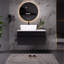 Petit meuble-lavabo flottant simple 31,5 pouces avec lavabo