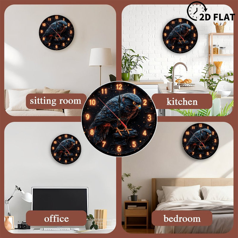 Eagle Clock Decor