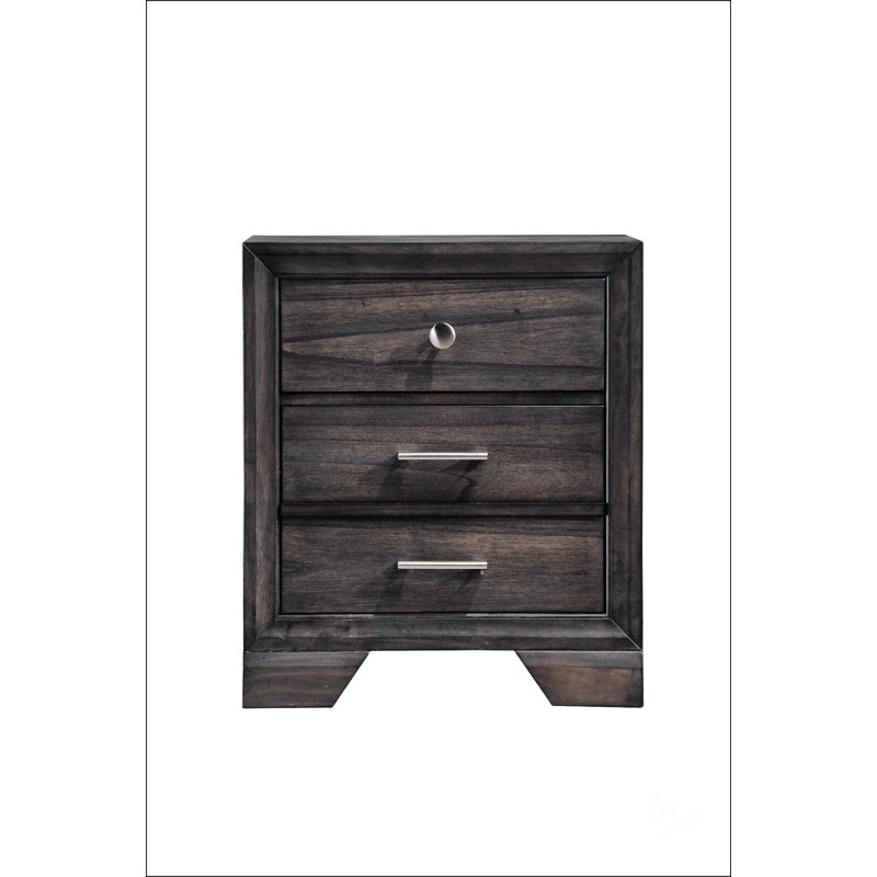 Nightstand Bedside Table With Drawers