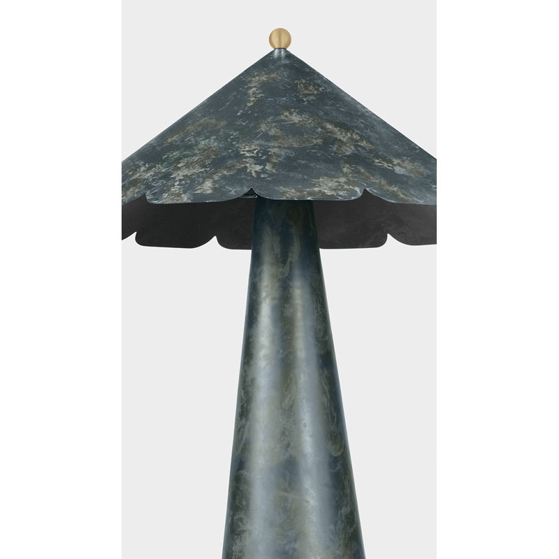Folly Beach Table Lamp in Verdigris by Cortney Bishop