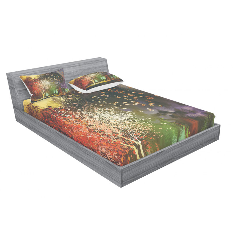 Microfiber Sheet Set, Full Sheet Set with Fitted Sheet