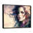Toile avec cadre flottant noir