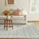 Lavande Plaid Wool Area Rug