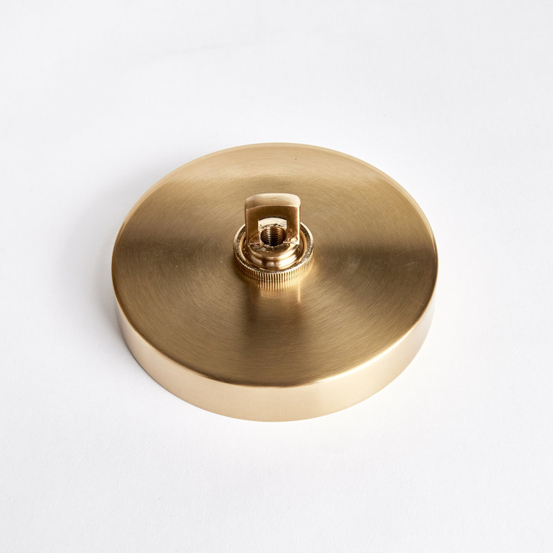 Capra Pendant Small, Gold, 16.5" H x 11" W x 11" D