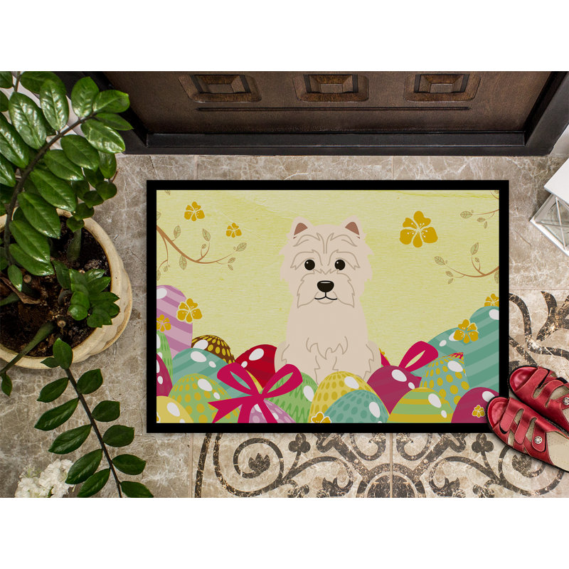 Saroyan Non-Slip Easter Outdoor Doormat, 24"