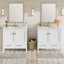 Meuble-lavabo pour salle de bain avec lavabo et portes à fermeture douce, meuble-lavabo pour l'organisation