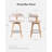 Swivel Linen Upholstered Bar Stools 26" Counter Height-2098225129-2098221090-2087232597