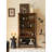 Vintage Patterned Glass Display Cabinet, Ornate Design