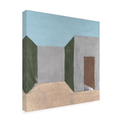 Ebern Designs Michael Willett Textured Facades II Canvas Wall Art