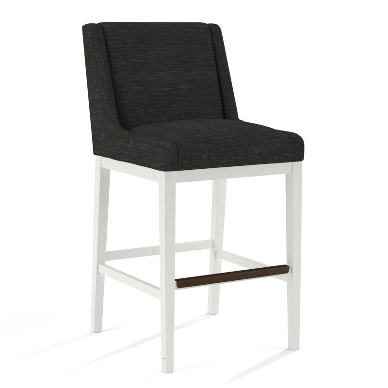 Upholstered Stool, 61471-61, White