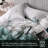 Nerissa Luxury 100% Long Staple Cotton Mountain Duvet Cover – Blue Green Gradient Forest Print, OEKO-TEX Certified, Silky Sateen Weave for Dreamy Comfort-1015591058