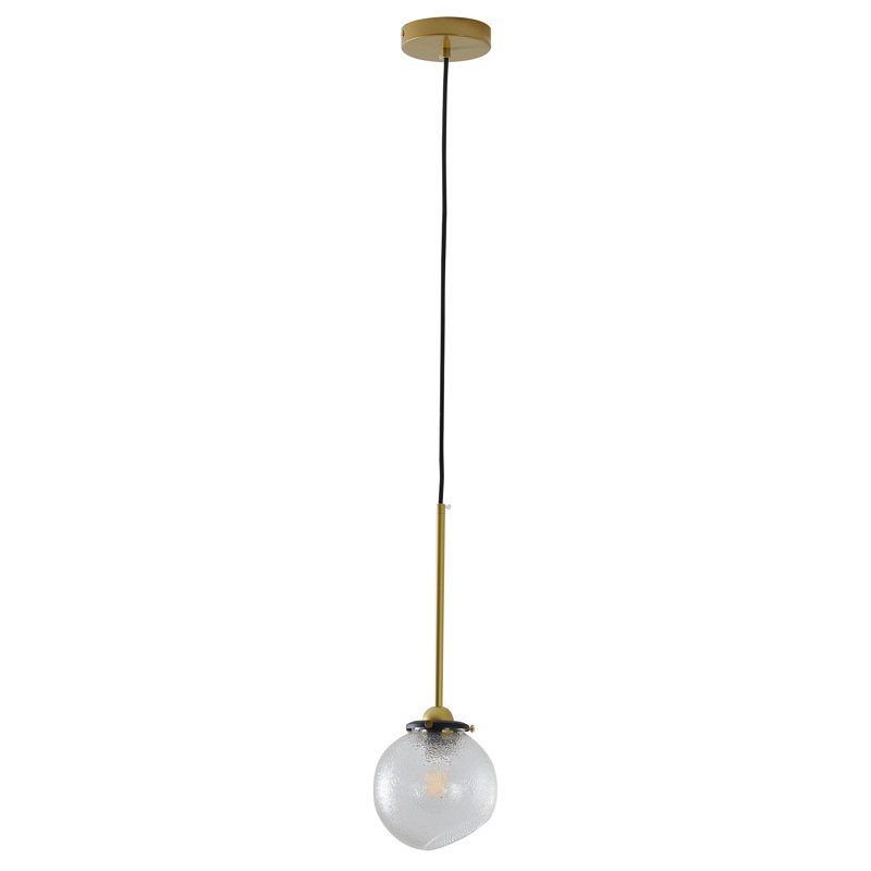 Luminaire suspendu sphère 1 lumière Transitional