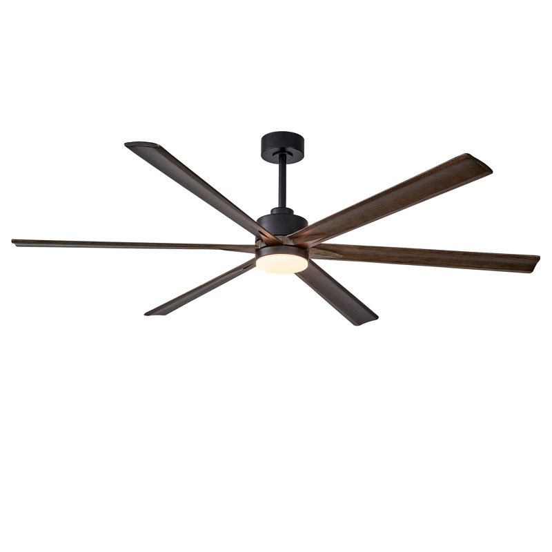 Ceiling Fan With Lights Quiet DC Motor  Ceiling Fans 6 Speed Levels,Reversible Ceiling Fan, For Patio Living Room, Bedroom