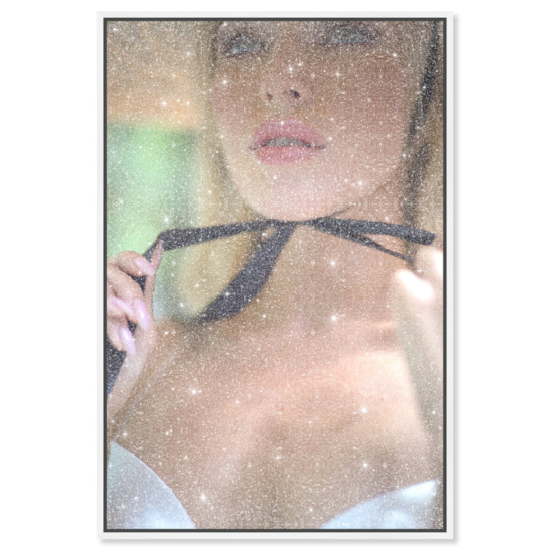 Yours Forever Canvas Fashion Print by Oliver Gal, 25"H x 17"W, Silver Frame