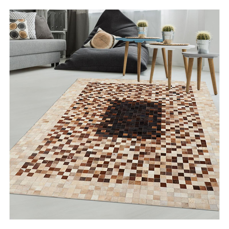 Caceres Geometric Hand Woven Area Rug, Rectangle 80 x 150cm
