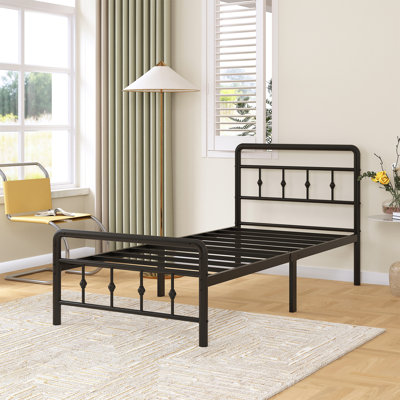 14 Inch Bed Frame with Headboard and Footboard