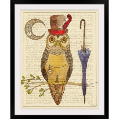 « i » par elyse deneige, impression Steampunk Owl
