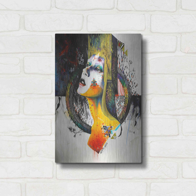 Red Barrel Studio 'Between Hope And Despair' by MinJae, Metal Wall Art, 16" H x 12" W