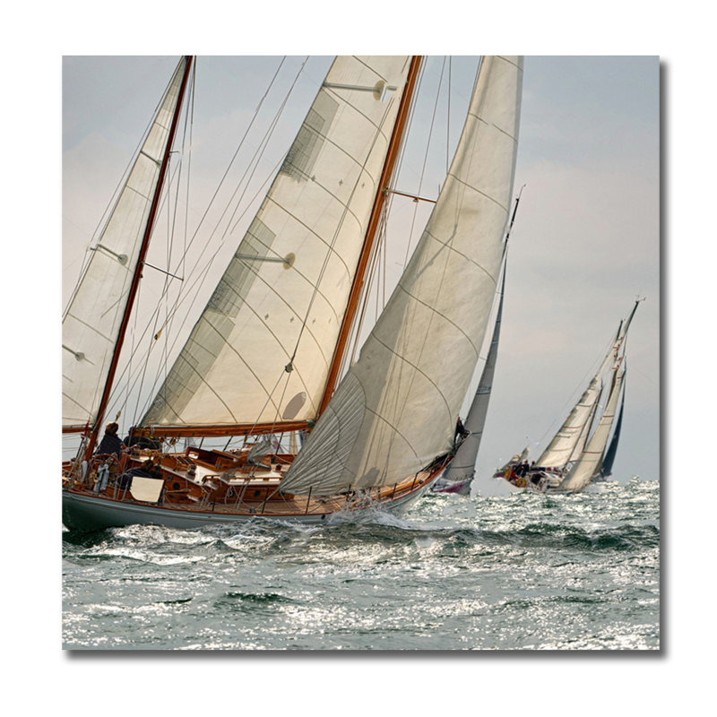 Sunday Sailing " Sunday Sailing ", Acrylic, 55" H x 55" W x 1.5" D