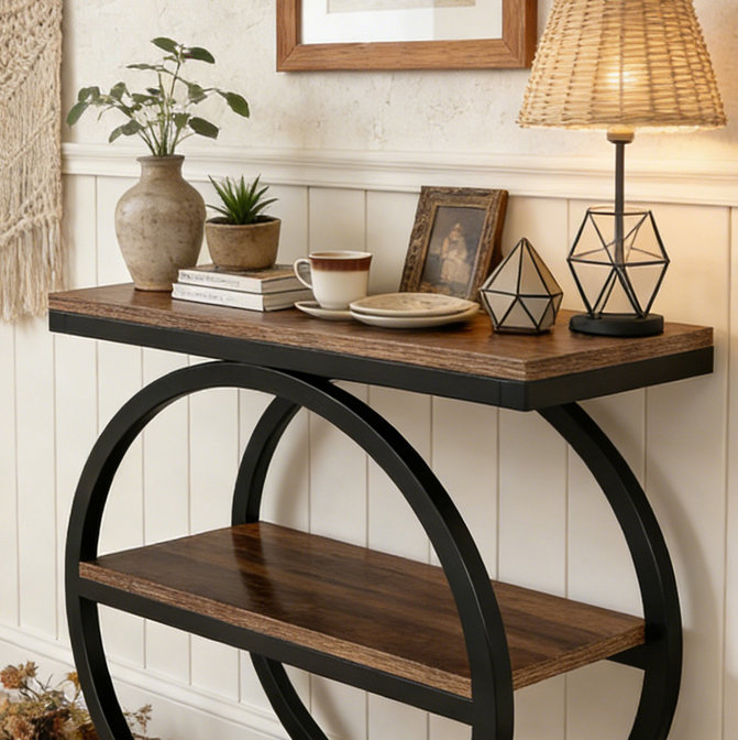 3-Tier Sofa Side Table