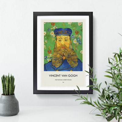 The Postman Joseph Roulin Vol.2 by Vincent Van Gogh - Picture Frame Painting