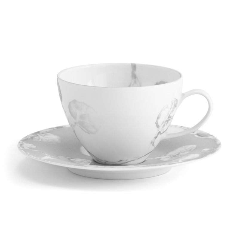 Botanical Leaf Cup and Saucer