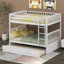 Lit superposé double au-dessus de double avec lit gigogne simple Jannetta-1051962247