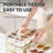 Divided Serving Tray Plastic 8 Compartment With Lid And Handle