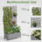 Metal Planter Box with Trellis-82995663