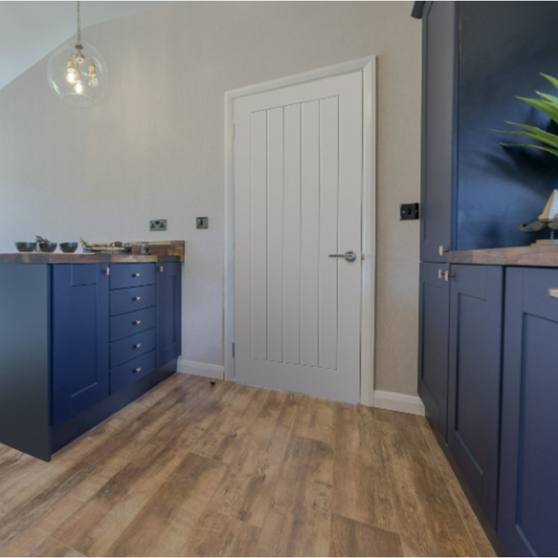 Thames Fire Door Primed, 83.8cm H x 198.1cm W