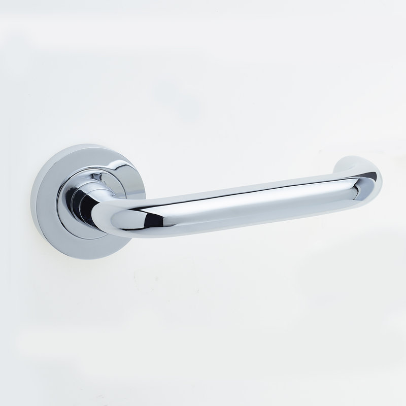 Thame Door Handle, Polished Chrome