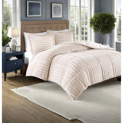 Ensembles de literie luxueux en fausse fourrure, polyester hypoallergénique, style champagne glamour pour le confort de la maison