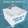 23'' L x 24'' W Wall Laundry Sink with Faucet
