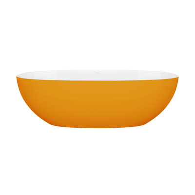 Barcelona 70.875" x 34.125" Freestanding Soaking Bathtub