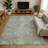 Premium Machine Washable Honig AMF1661 Panel Rug-1936670285