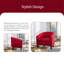 Fauteuil demi-tonneau capitonné-89221780