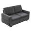 Causeuse convertible ajustable en chenille 62,75 pouces