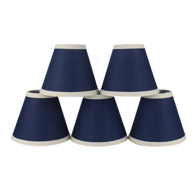 5'' H x 6'' W Cotton Empire Candelabra Shade