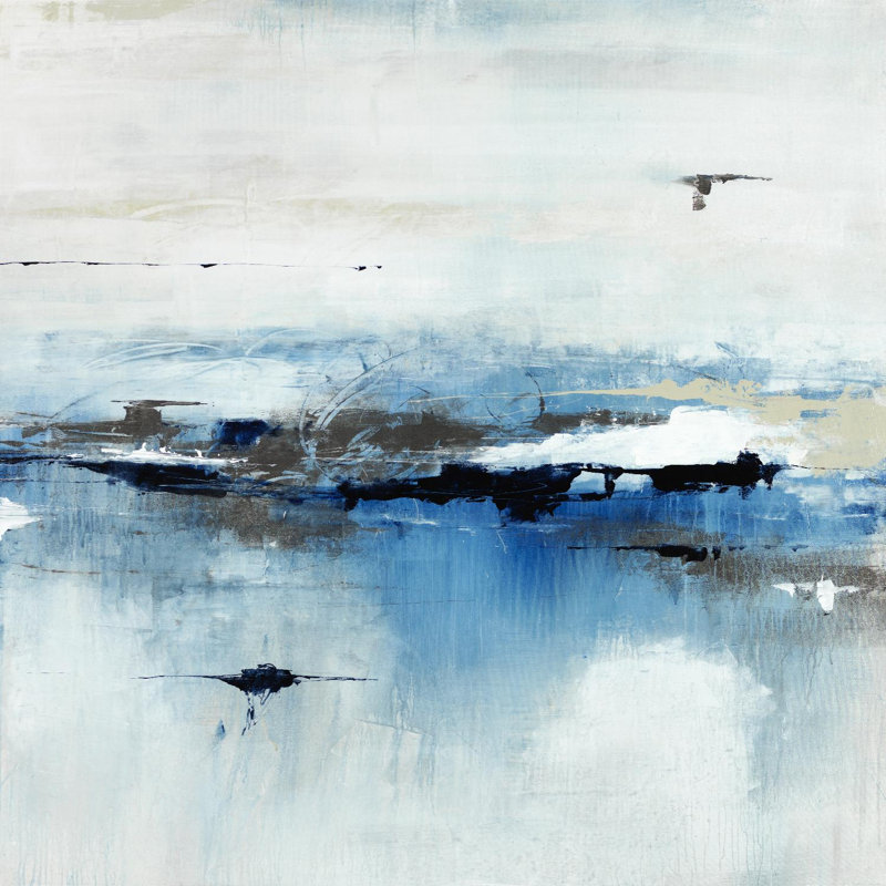 «Meeting Oceans on Canvas» par Daleno, reproduction d'art, H 54 po x l 54 po x P 1,5 po