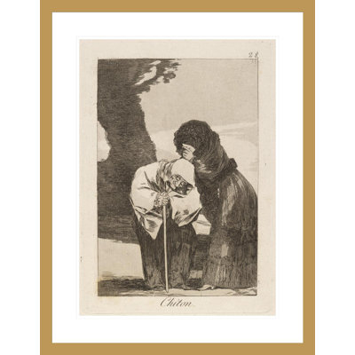 Chiton. (Hush.) by Francisco de Goya - Giclee Framed Print