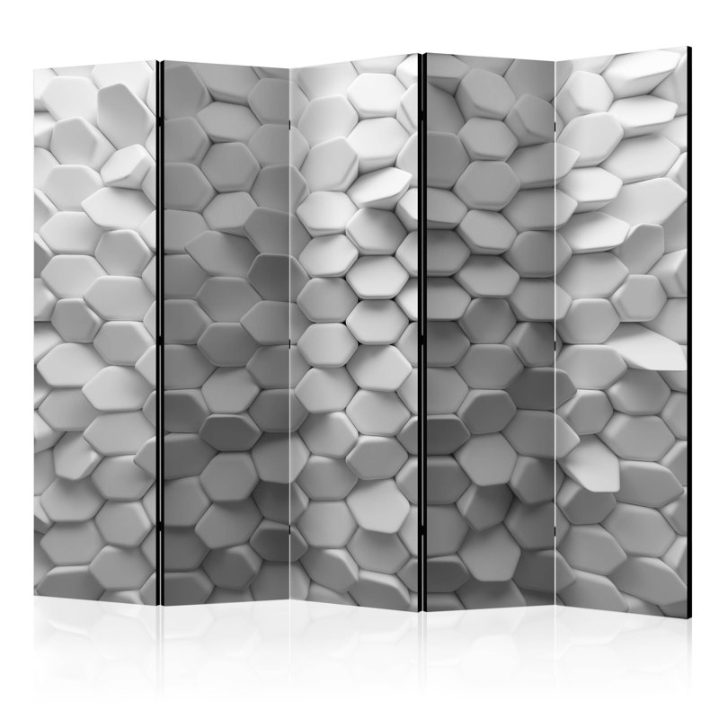 Hemingway 172cm H Folding Room Divider, 5