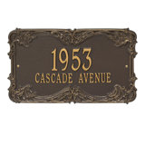 Signature Series 2-Line Wall Address Plaque