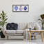 Art mural sur toile flottant encadré "Traditional Blue Vases" par Raquel Maciel-696450286-696450273