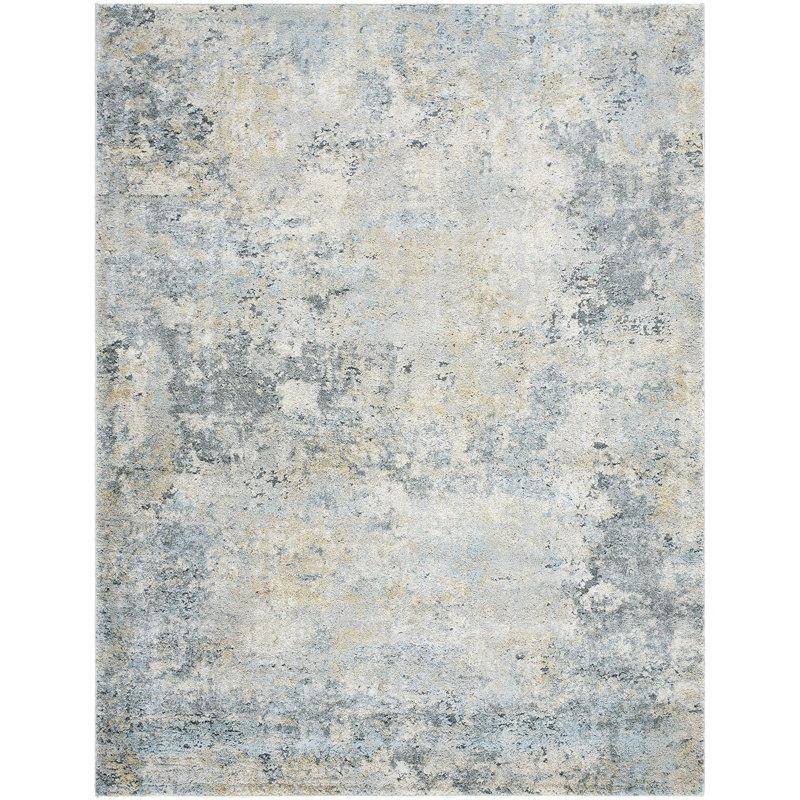 Amaurion Modern Machine Woven Area Rug, Rectangle 7'10" x 10'