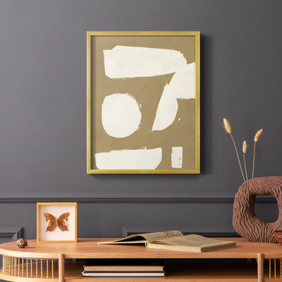 Chunky Abstract I, reproduction encadrée - bois massif