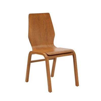 Chaise d'appoint en bois massif Baldo