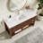 60 " W Freestanding Standard Free Standing Single Double Single Vanity Bathroom Vanity With Engineered Stone Top-2028889477