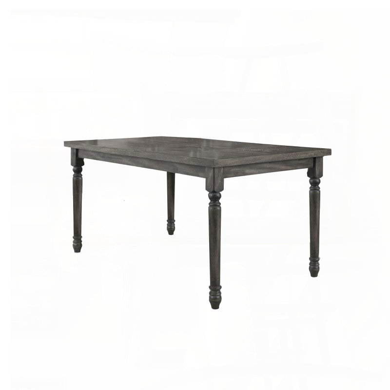 59'' Weathered Grey Rectangular Dining Table